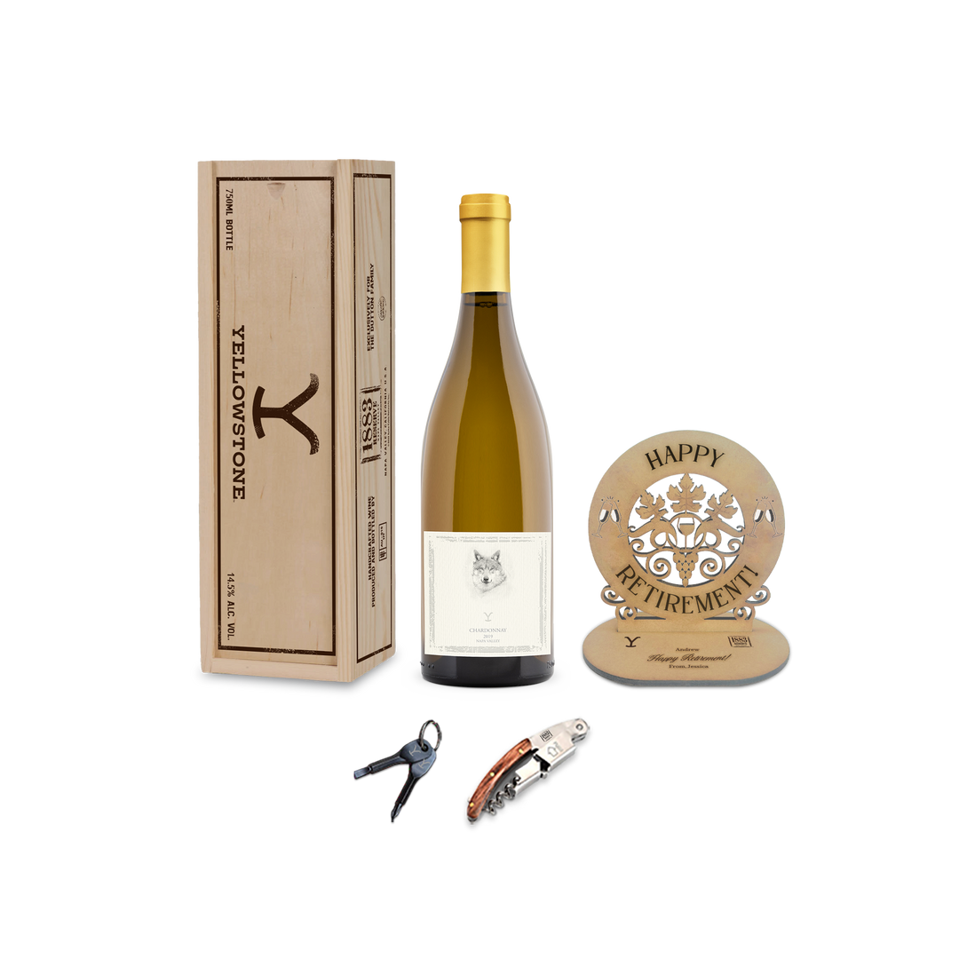 "Happy Retirement" Chardonnay