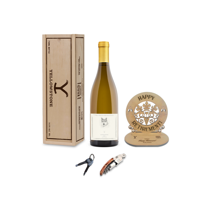 "Happy Retirement" Chardonnay