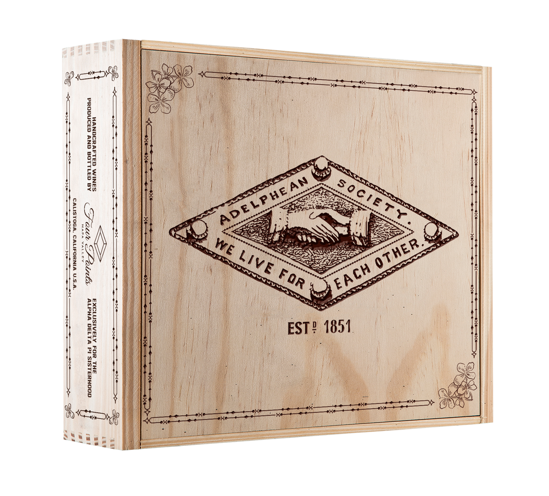 3-Bottle Wood Crate