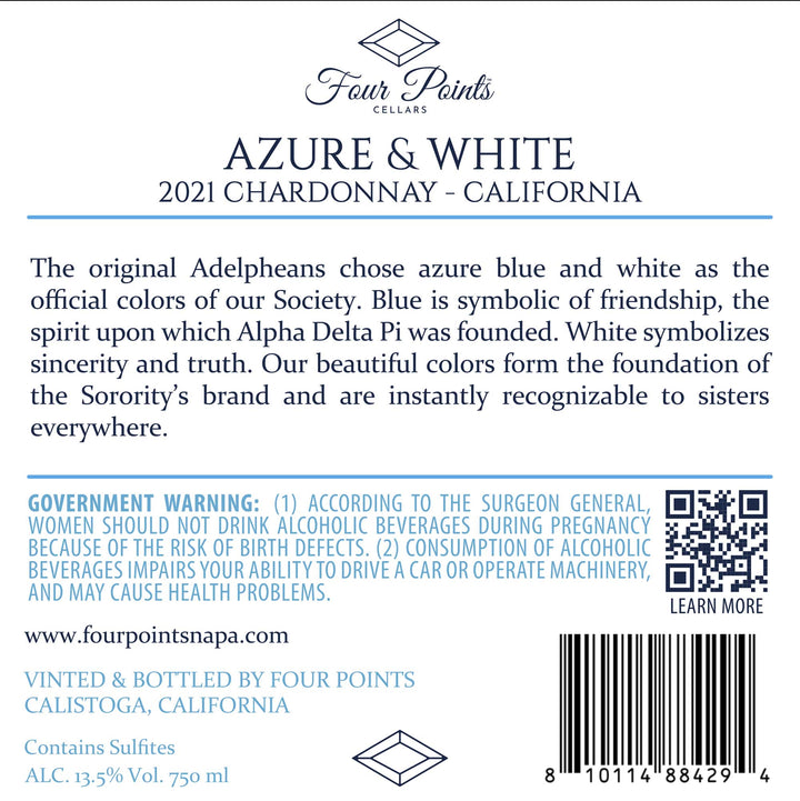 Azure & White - 2021 Chardonnay - California