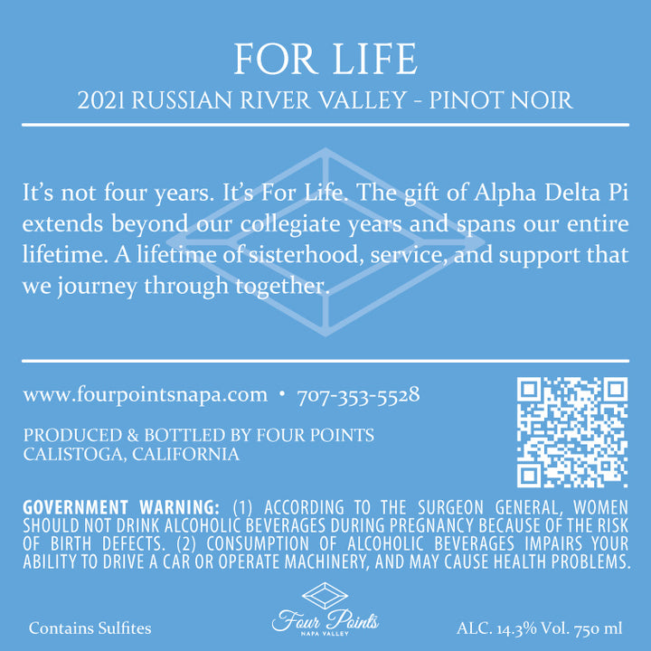For Life - 2021 Pinot Noir - Russian River Valley