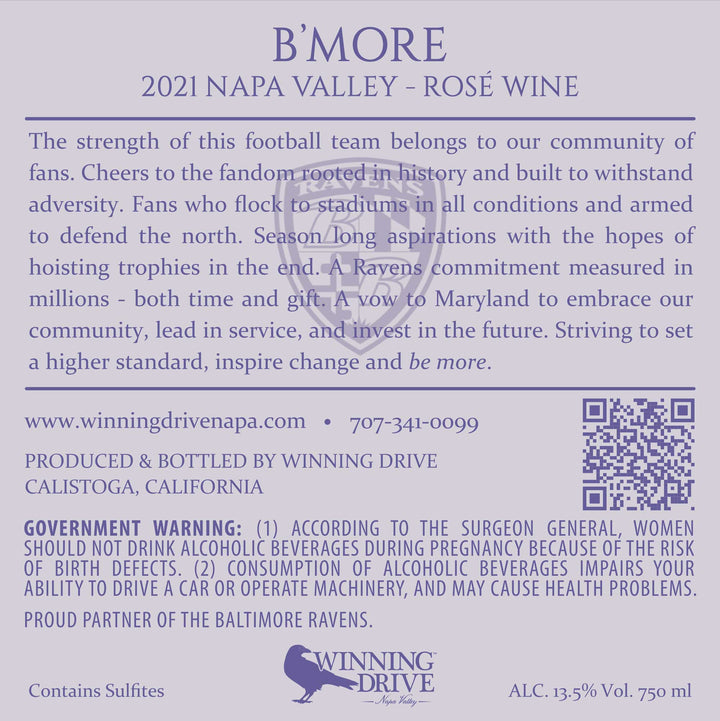B'MORE - 2021 Rosé - Napa Valley
