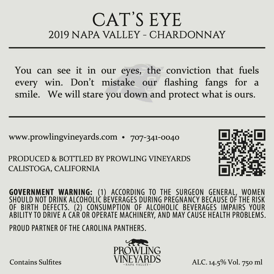 Cat’s Eye - 2019 Chardonnay - Napa Valley