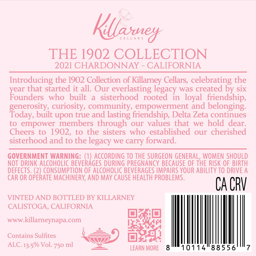 The 1902 Collection - 2021 Chardonnay - California