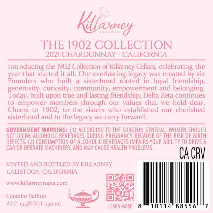 The 1902 Collection - 2021 Chardonnay - California