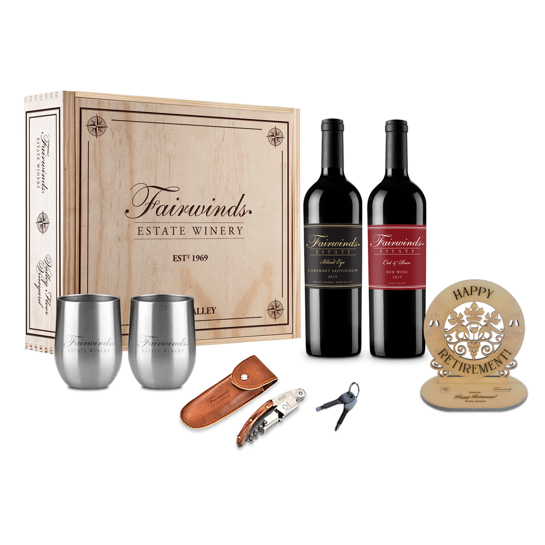 "Happy Retirement" Deluxe Red