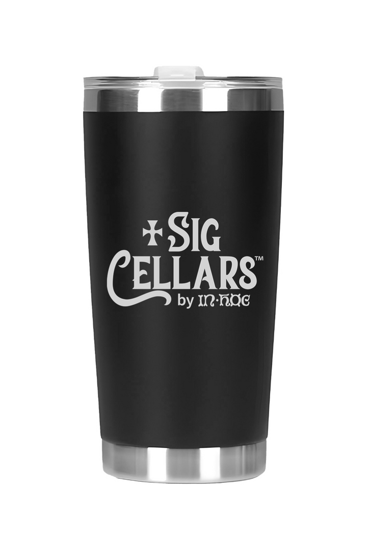 20oz Double Wall Stainless Steel Tall Tumbler with Lid - Sig Cellars