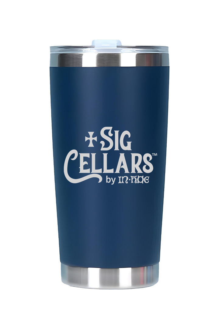 20oz Double Wall Stainless Steel Tall Tumbler with Lid - Sig Cellars