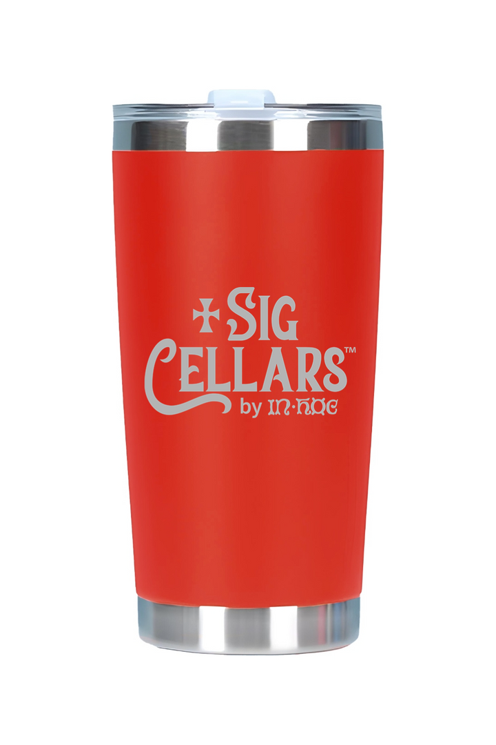20oz Double Wall Stainless Steel Tall Tumbler with Lid - Sig Cellars