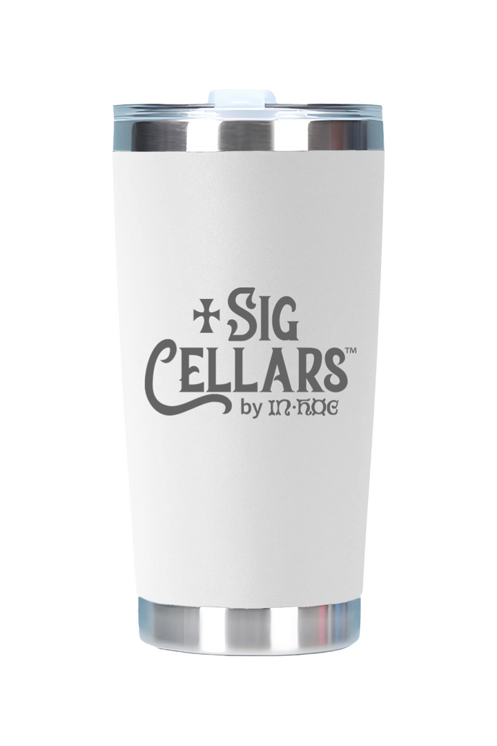 20oz Double Wall Stainless Steel Tall Tumbler with Lid - Sig Cellars