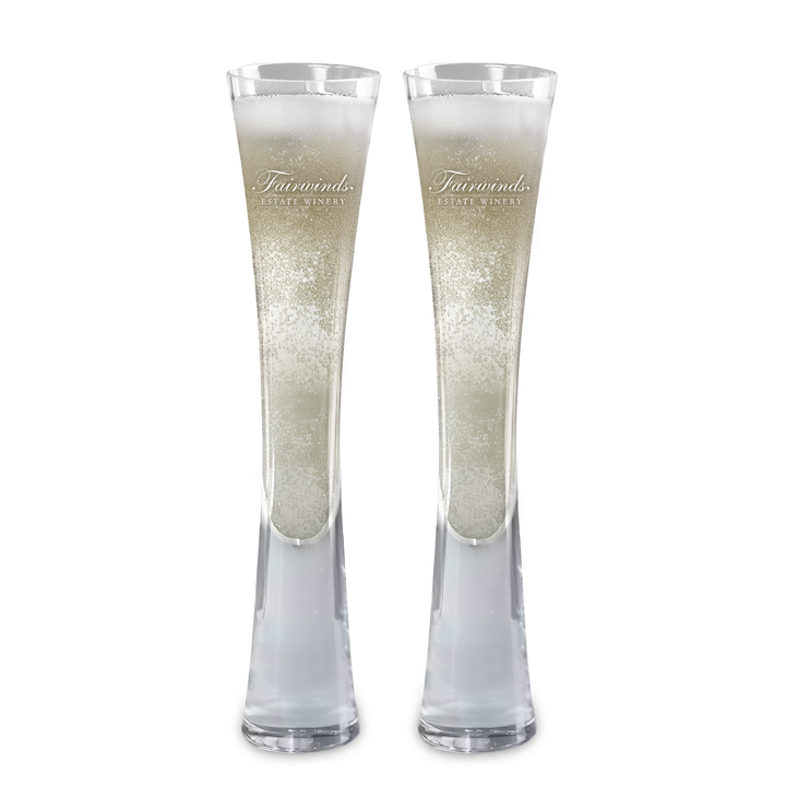 Hand Blown Artisan Crafted Champagne Flute
