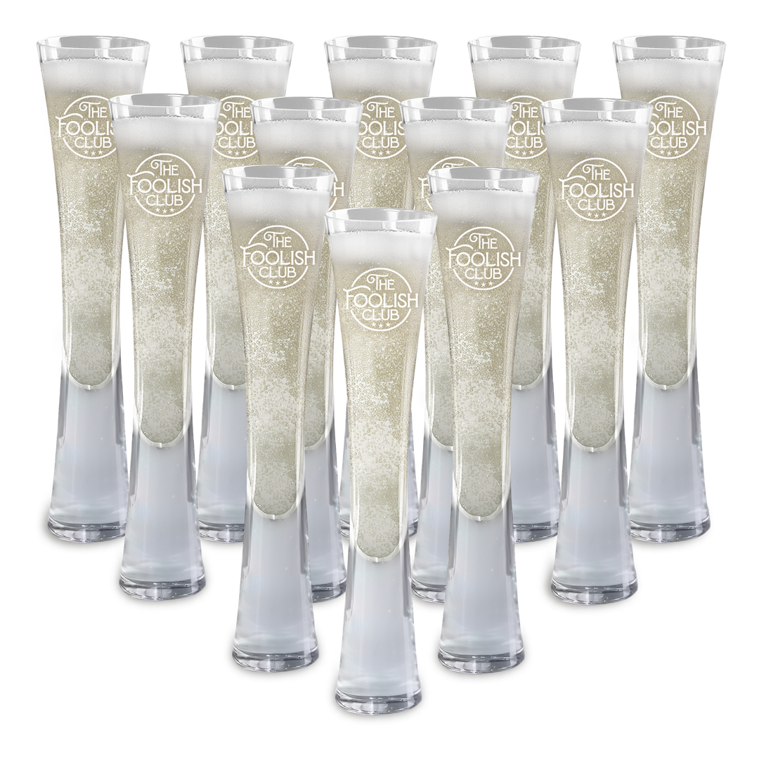 Hand Blown Artisan Crafted Champagne Flute