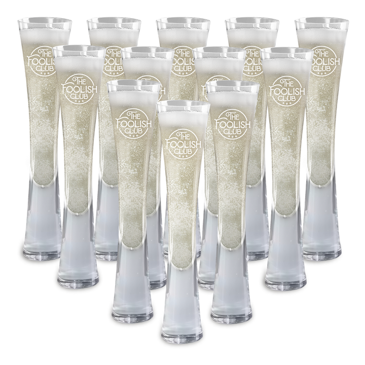 Hand Blown Artisan Crafted Champagne Flute