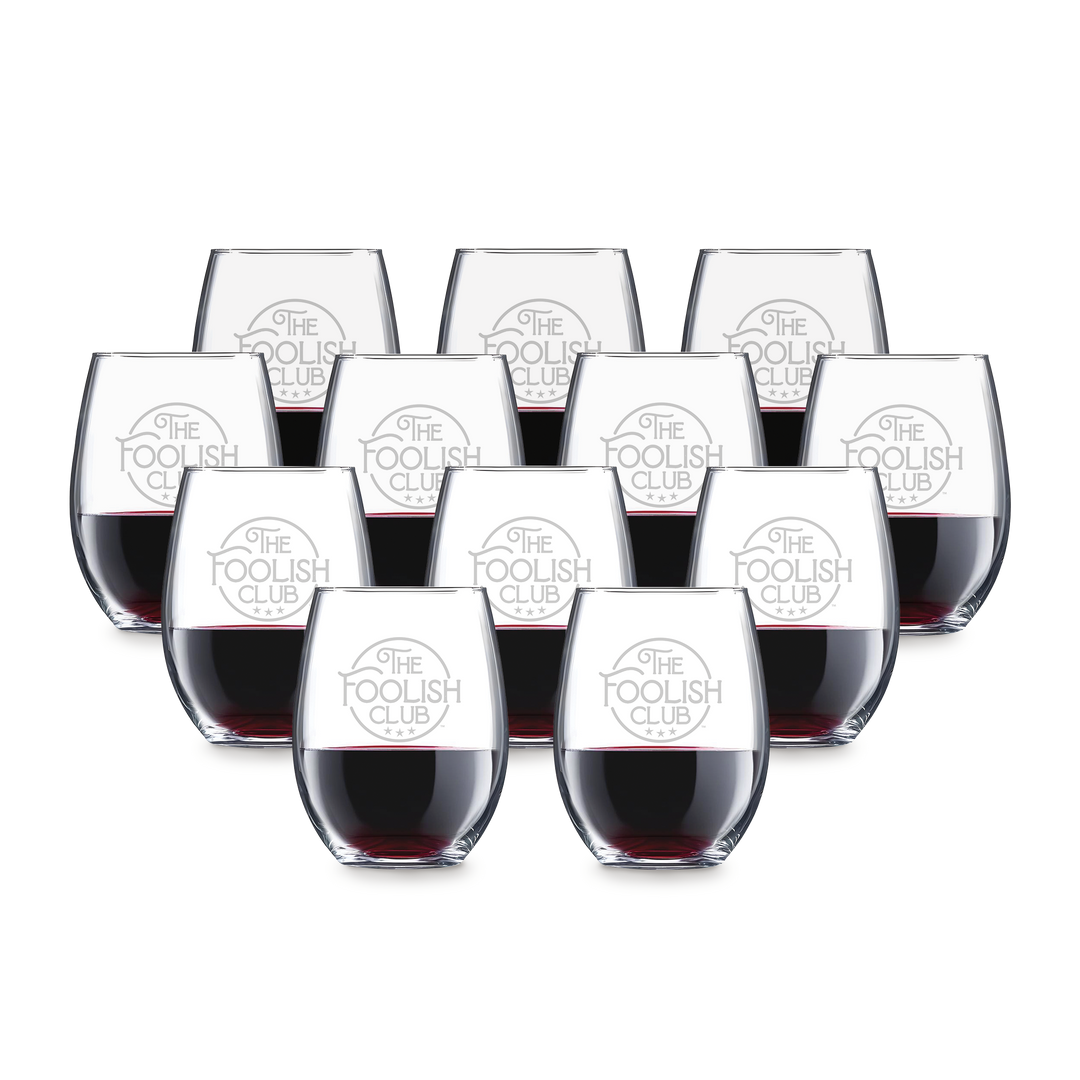15oz Stemless Wine Glasses