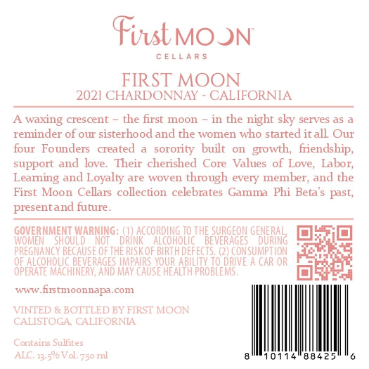 First Moon - 2021 Chardonnay - California