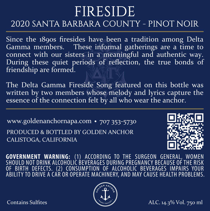Fireside - 2020 Pinot Noir - Santa Barbara County