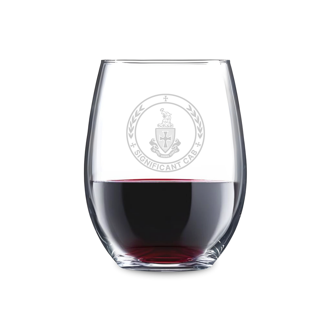 15oz Stemless Wine Glasses - Significant Sig