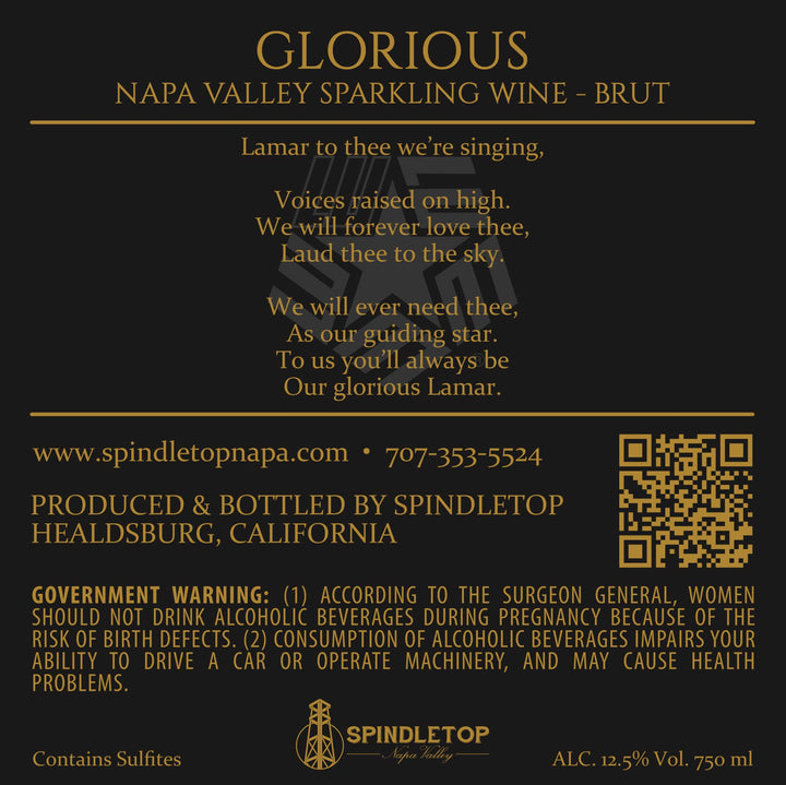 Glorious - 2018 Sparkling Brut - Méthode Champenoise - Napa Valley