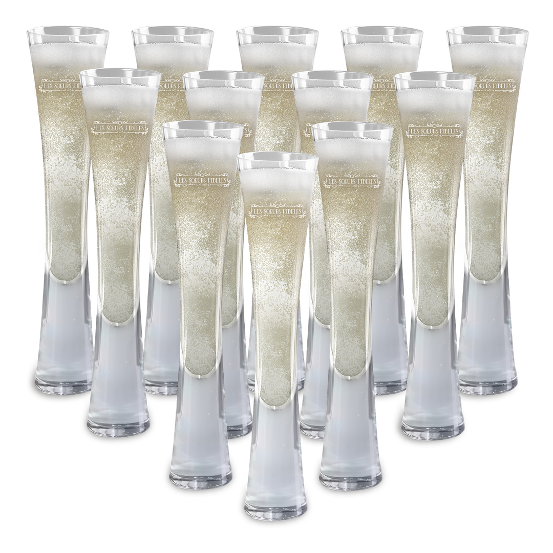Hand Blown Artisan Crafted Champagne Flute