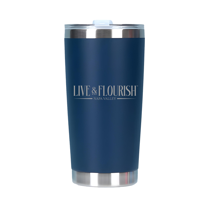 20oz Double Wall Stainless Steel Tall Tumbler with Lid