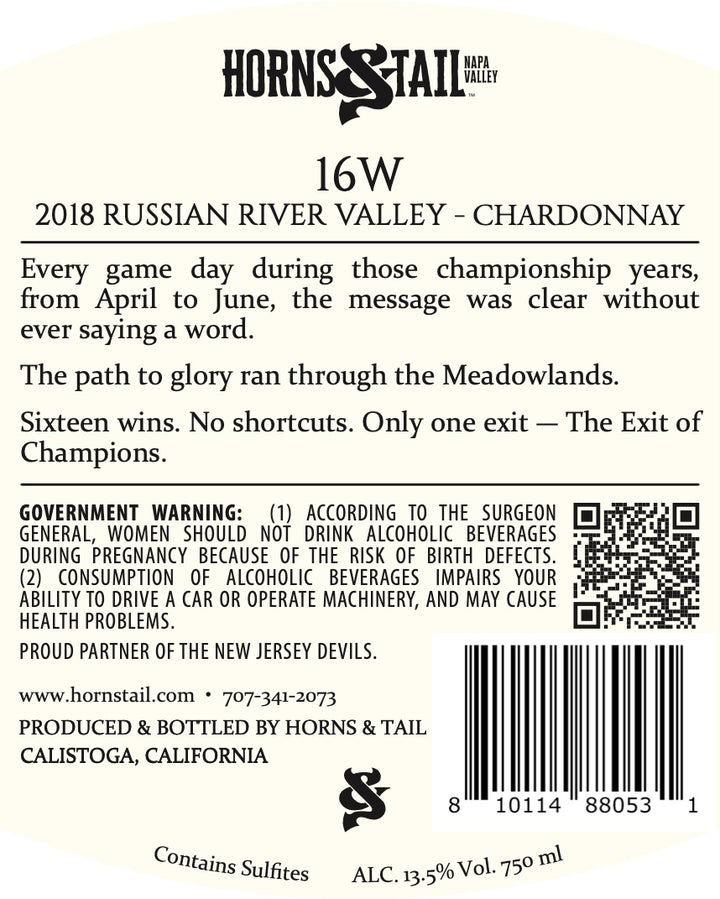 16W - 2018 Chardonnay - Russian River Valley