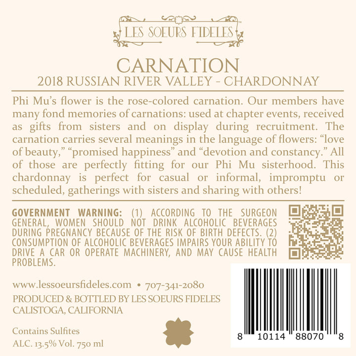 Carnation - 2018 Chardonnay - Russian River Valley