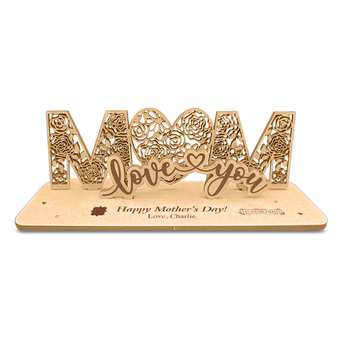 3D Wood Card - Mother's Day