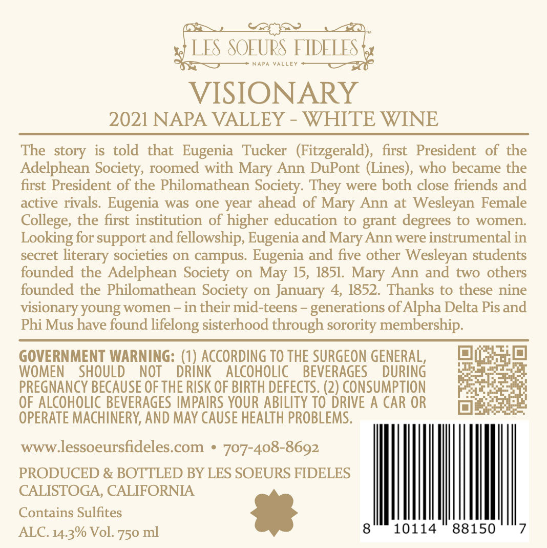 Visionary - 2020 Cuvée Blanc - Napa Valley