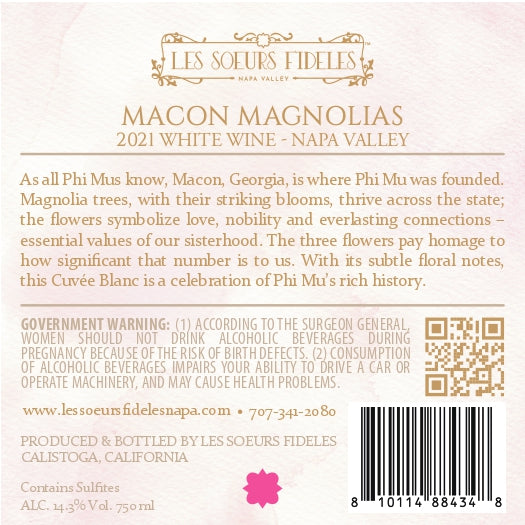 Macon Magnolias - 2021 Cuvée Blanc - Napa Valley