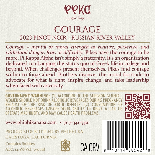 Courage - 2023 Pinot Noir - Russian River Valley