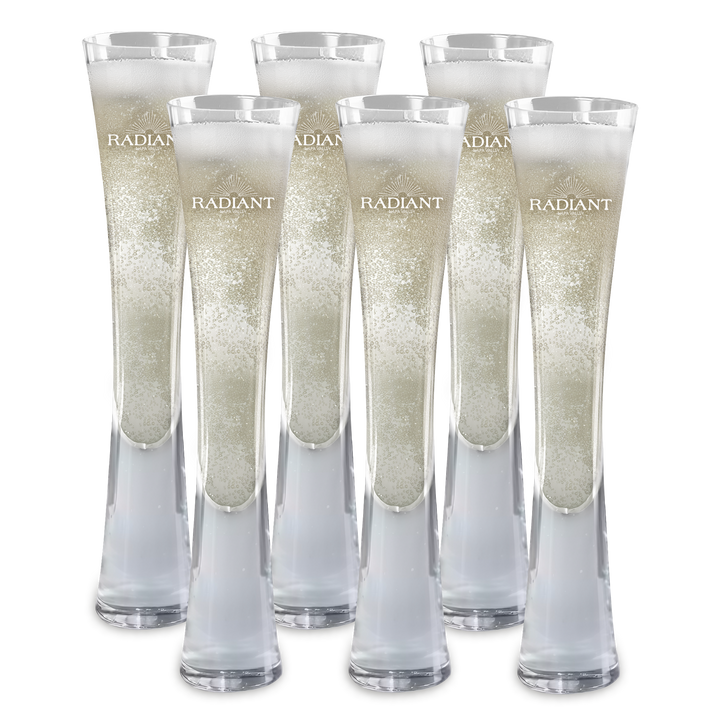 Hand Blown Artisan Crafted Champagne Flute