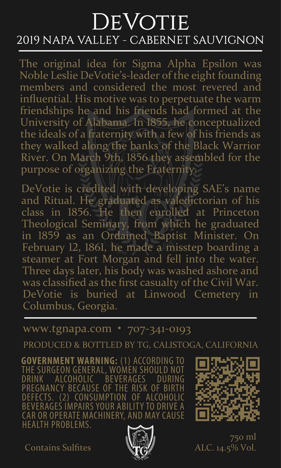 DeVotie - 2019 Cabernet Sauvignon - Napa Valley