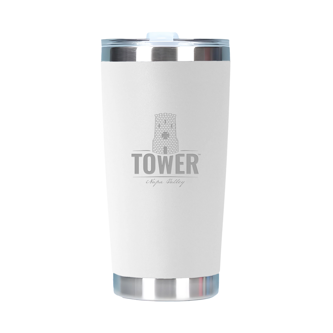 20oz Double Wall Stainless Steel Tall Tumbler with Lid