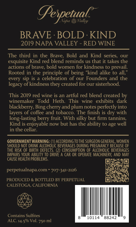 Kind - 2019 Red Wine - Napa Valley