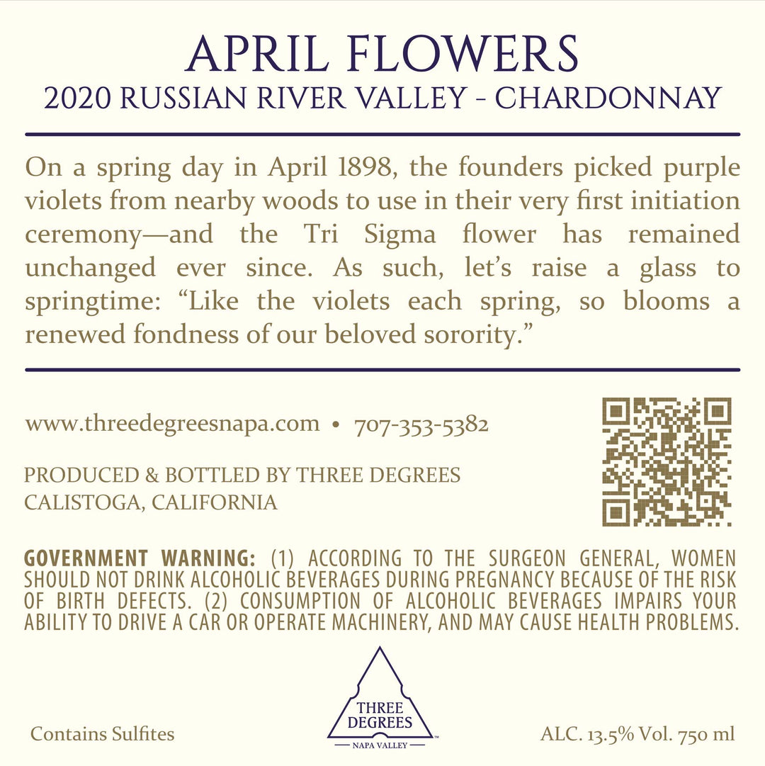 April Flowers - 2020 Chardonnay - Russian River Valley