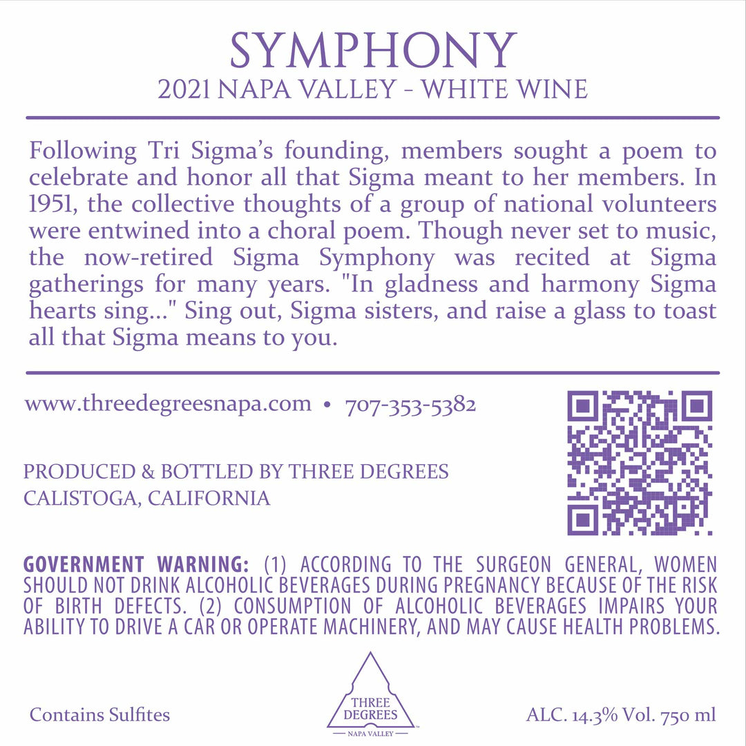 Symphony - 2021 Cuvée Blanc - Napa Valley