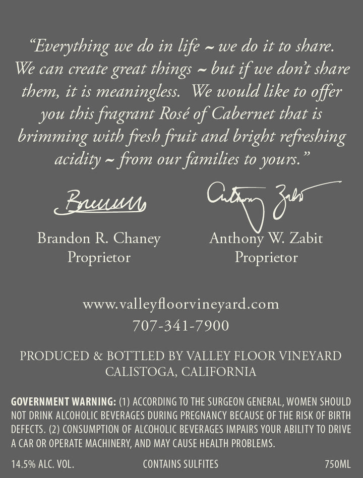 2019 Rosé of Cabernet - Napa Valley