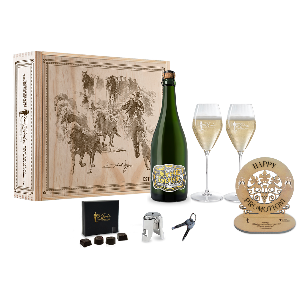 "Happy Promotion" Sparkling Toast