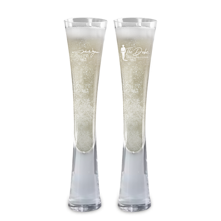 Hand Blown Artisan Crafted Champagne Flute