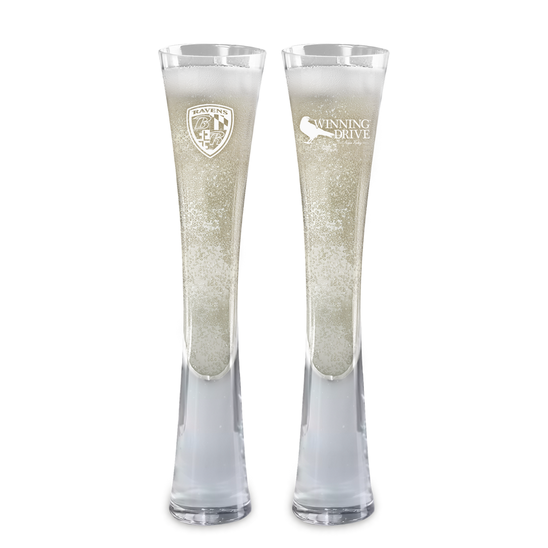 Hand Blown Artisan Crafted Champagne Flute