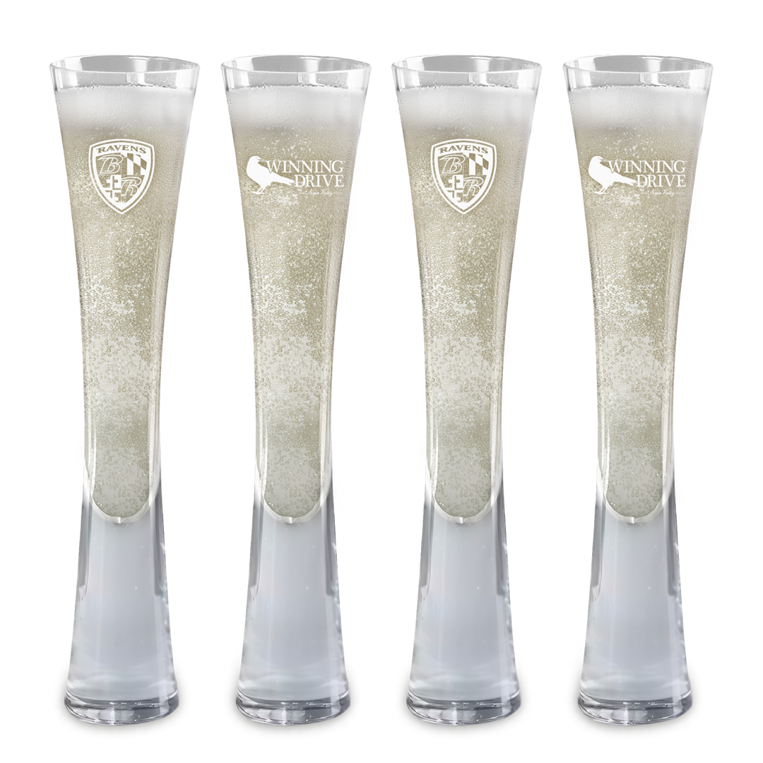 Hand Blown Artisan Crafted Champagne Flute