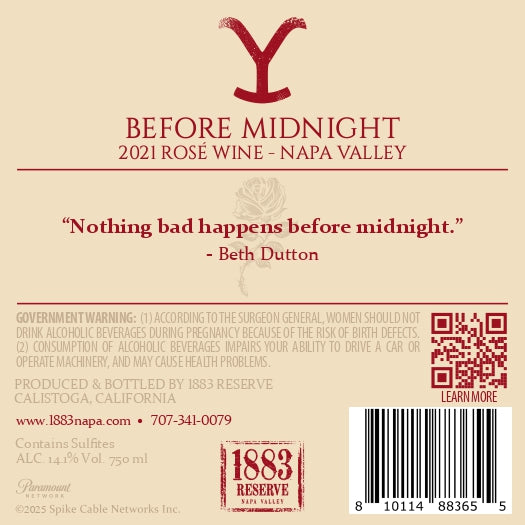 Before Midnight - 2021 Rosé - Napa Valley