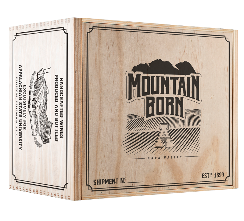 6-Bottle Wood Crate