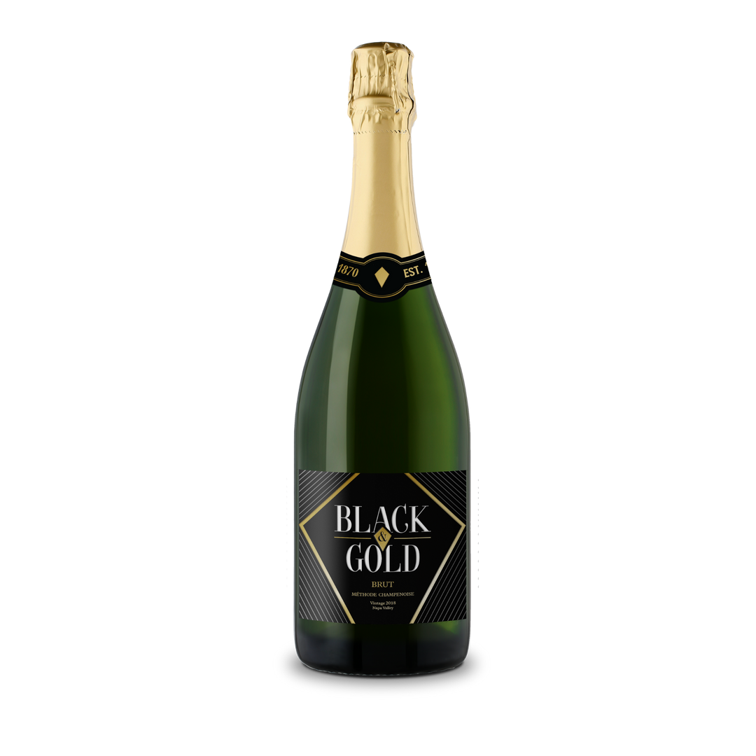 Black & Gold - 2018 Sparkling Brut - Méthode Champenoise - Napa Valley