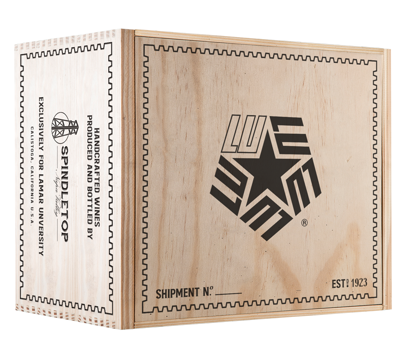 6-Bottle Wood Crate