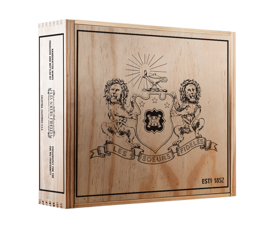 3-Bottle Wood Crate