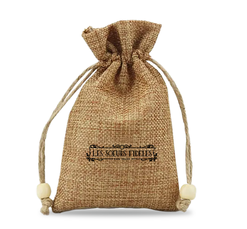 Les Soeurs Fideles Burlap Bag