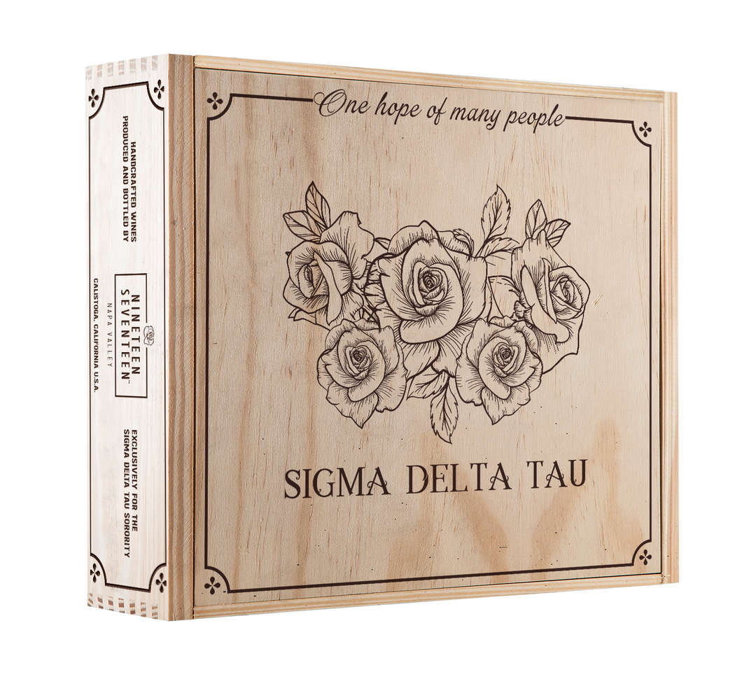 3-Bottle Wood Crate