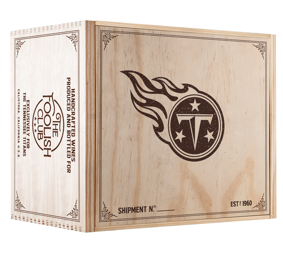 6-Bottle Wood Crate