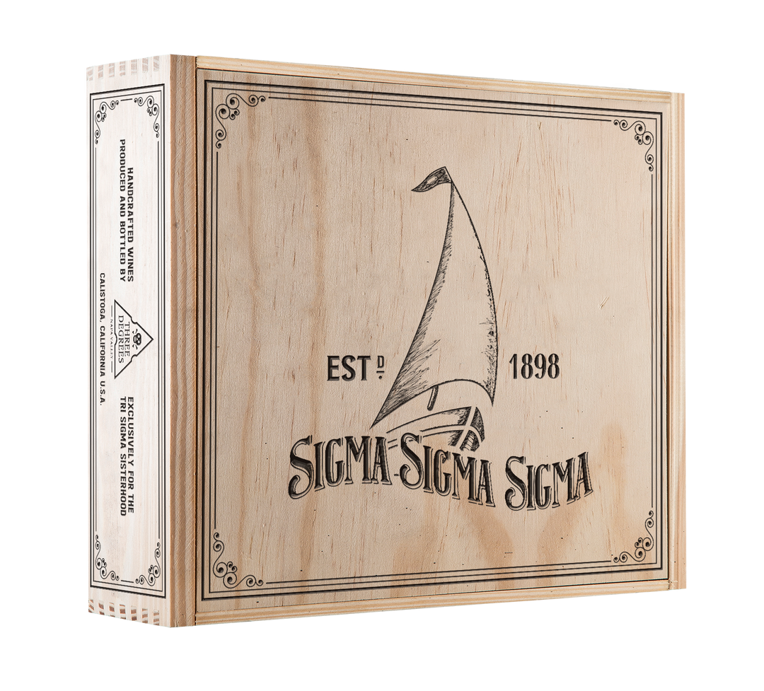 3-Bottle Wood Crate